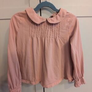 Pink Long Sleeve Kids Shirt